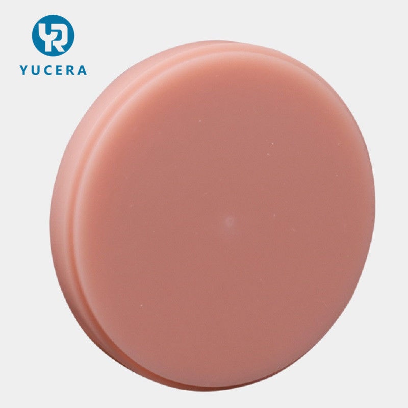 YUCERA PMMA Pink dantenų spalvos diskas protezų pagrindams