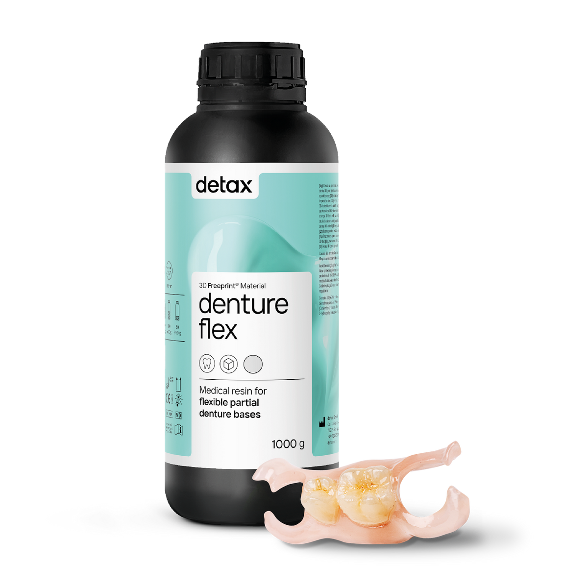 Detax Freeprint Denture Flex UV dervos buteliukas