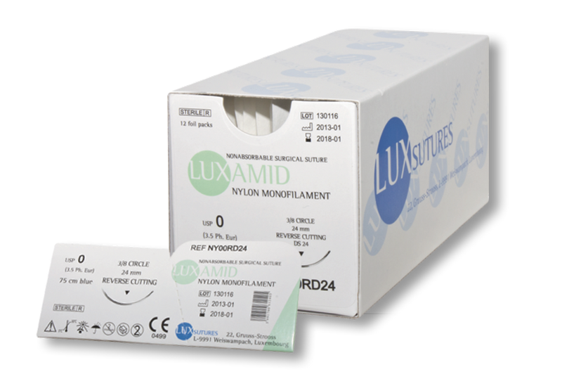 Luxsutures LUXAMID – nailono monofilamentinis siūlas
