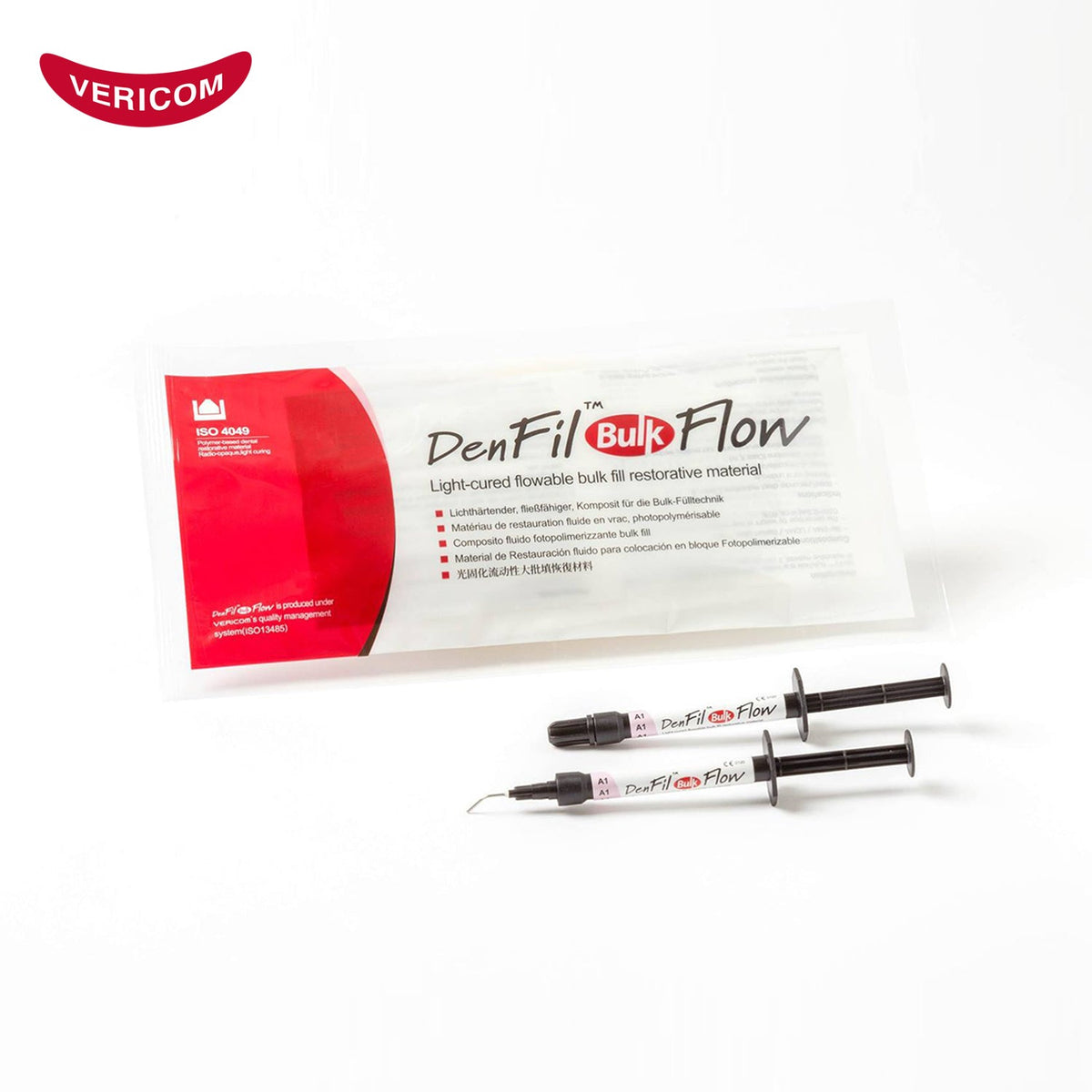 Vericom DenFil BulkFlow takiojo kompozito švirkštų pakuotė