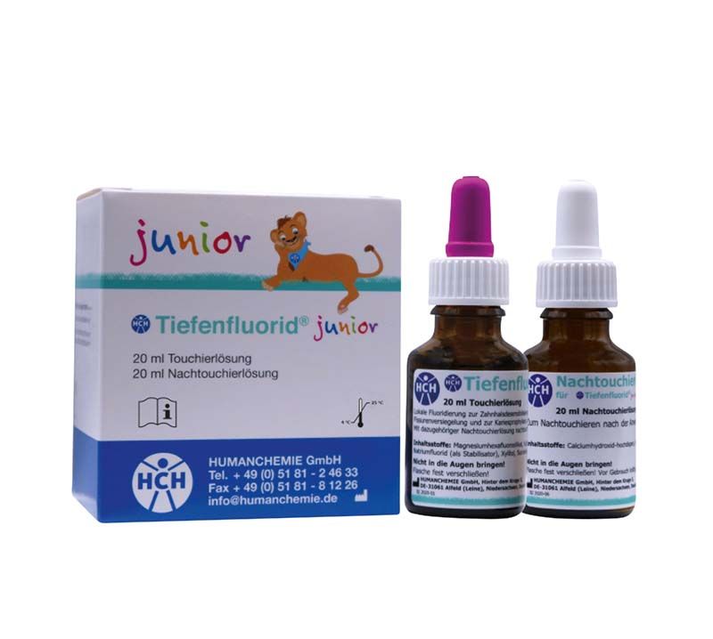 Humanchemie Tiefenfluorid junior – fluoridacija vaikams