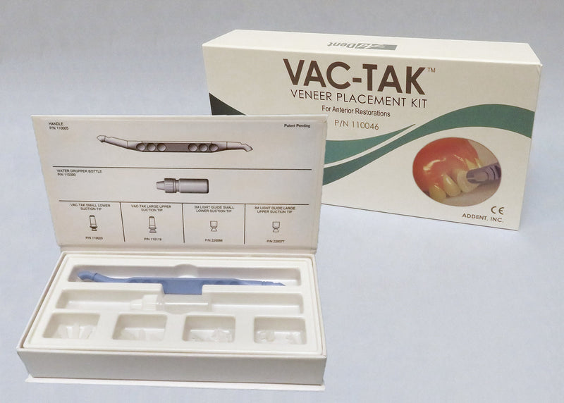 AdDent VAC-TAK – laminačių pozicionavimo instrumentas