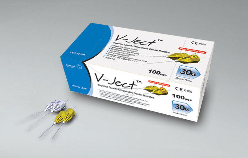 Vericom V-Ject – vienkartinės odontologinės adatos