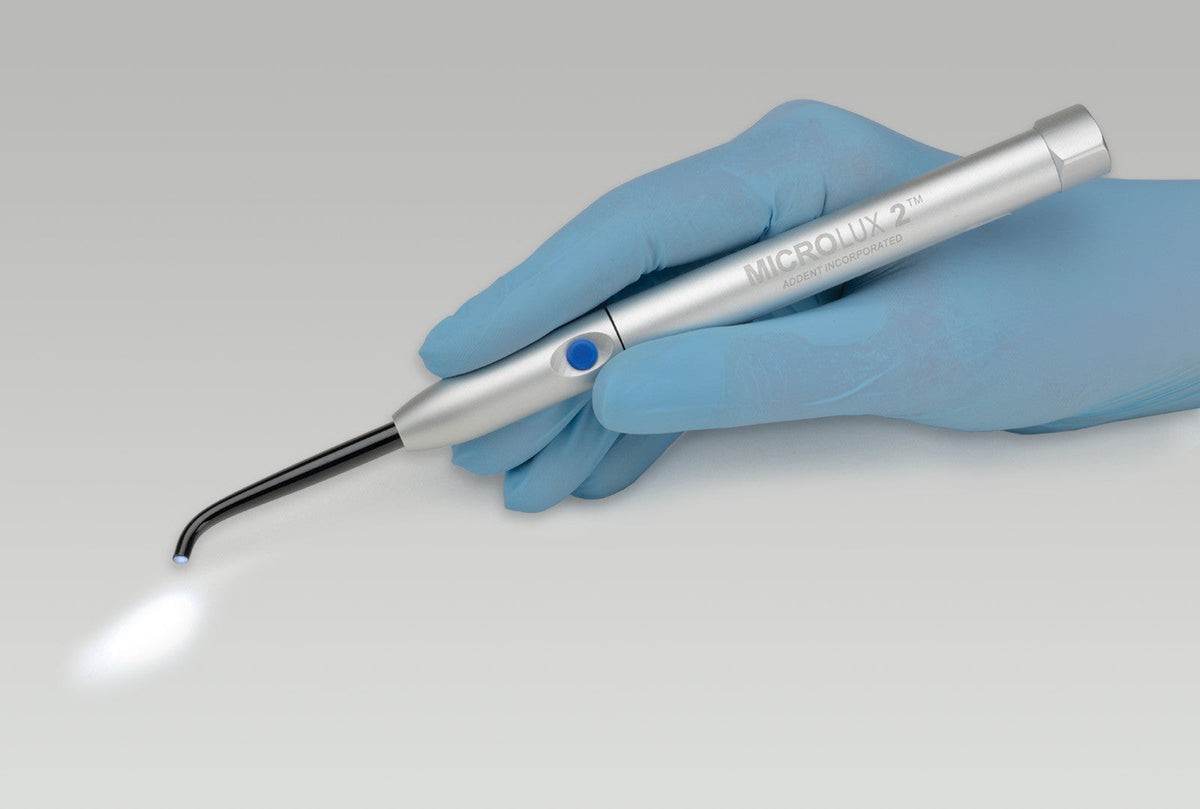 AdDent MICROLUX 2 su 2 mm šviesolaidžio antgaliu