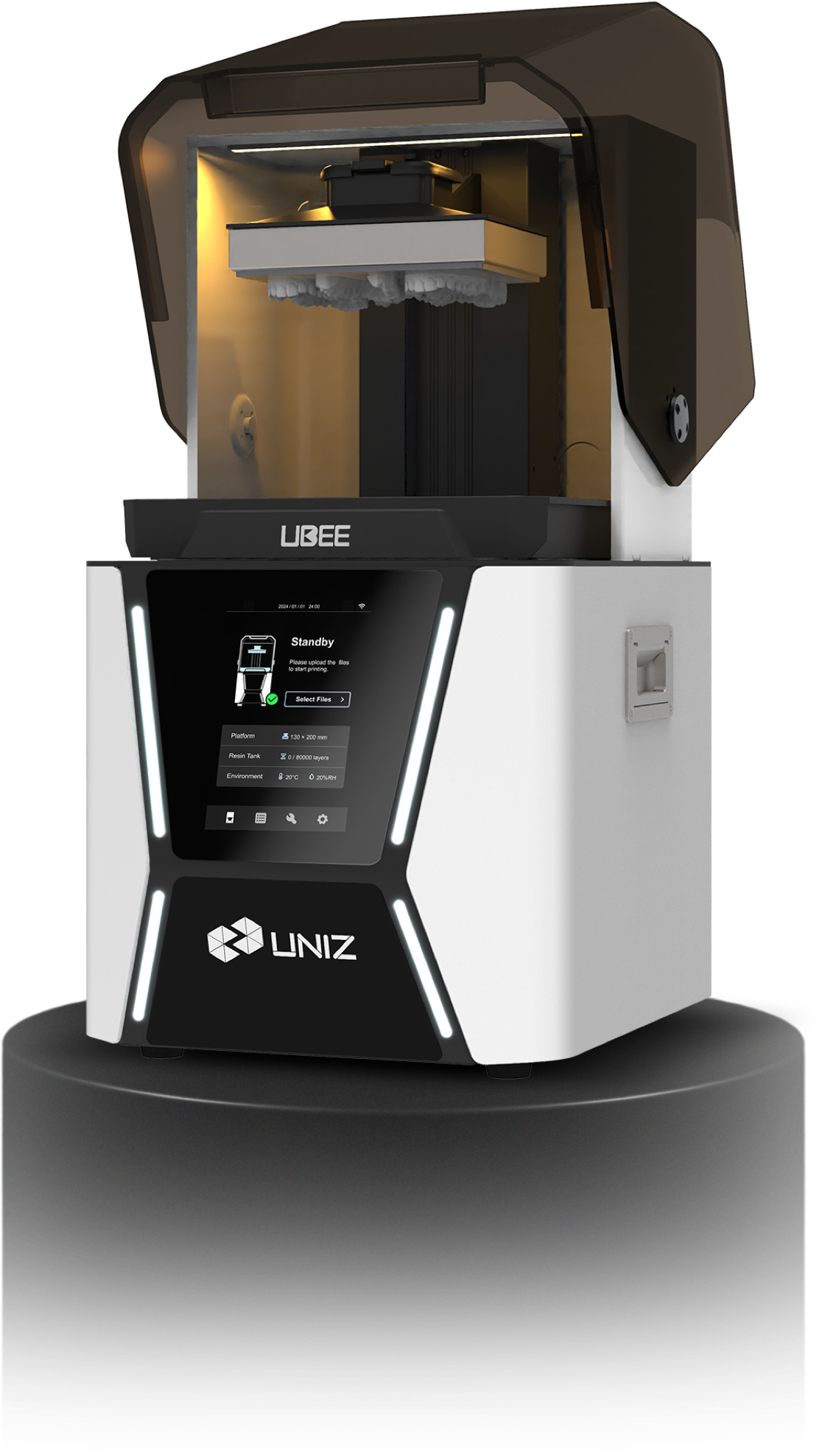 UBEE – greičiausias stalinio kompiuterio klasės dantų 3D spausdintuvas