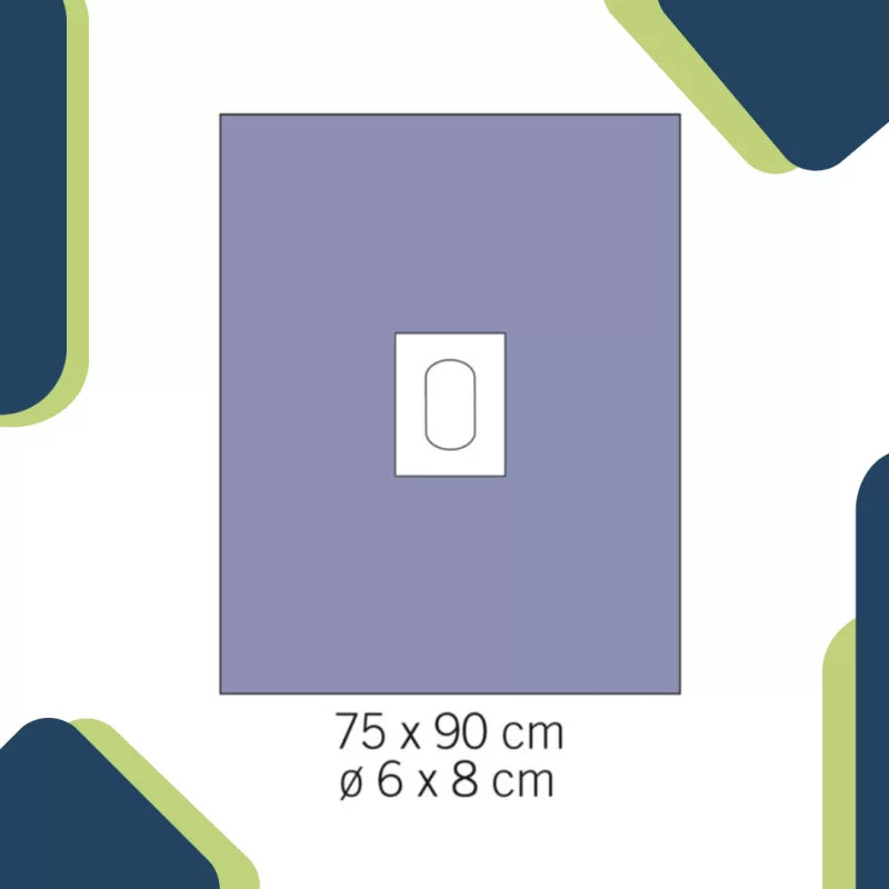 Evercare – sterili užuolaida su skylute (75×90 cm)